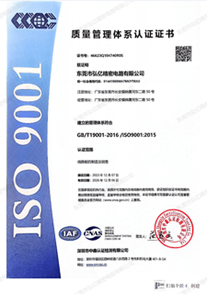 ISO 14001:2015 环境管理体系