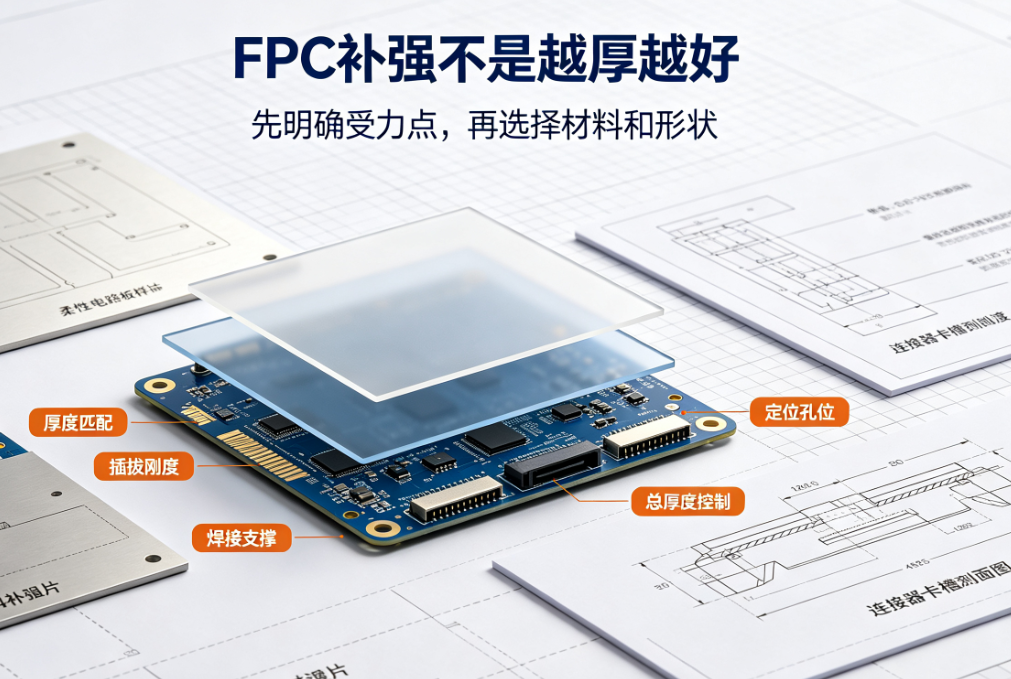 FPC 보강판 선택 방법: PI, FR-4 및 금속 보강의 적용 차이