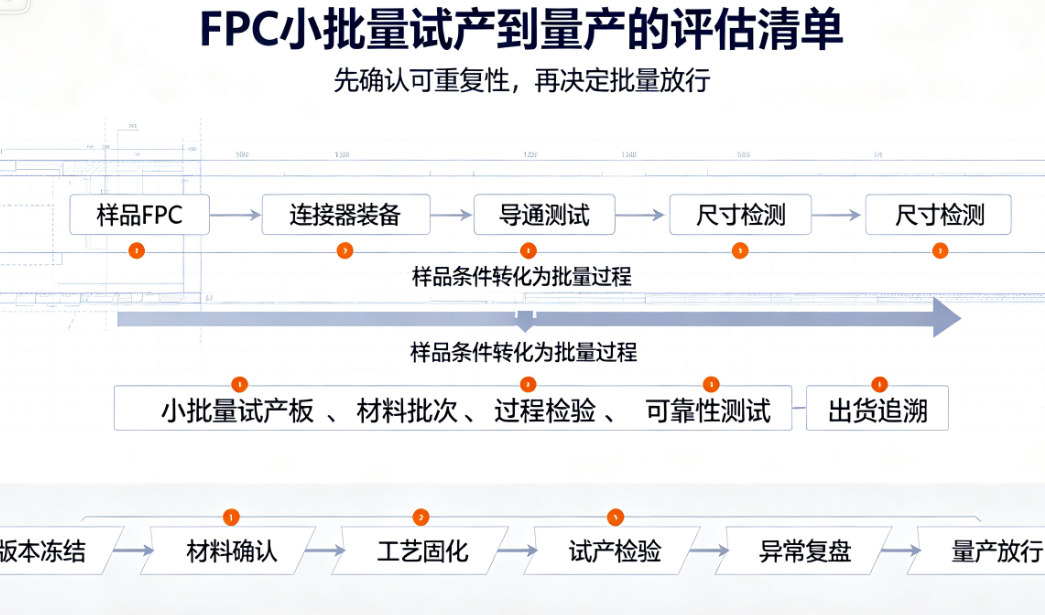 FPC廠家如何配合小批次試產?從樣品到量產要確認什麼