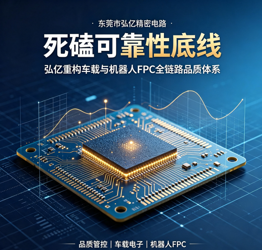 死磕可靠性底线!弘亿组建专项攻关组,重构车载 & 机器人 FPC 全链路品质体系