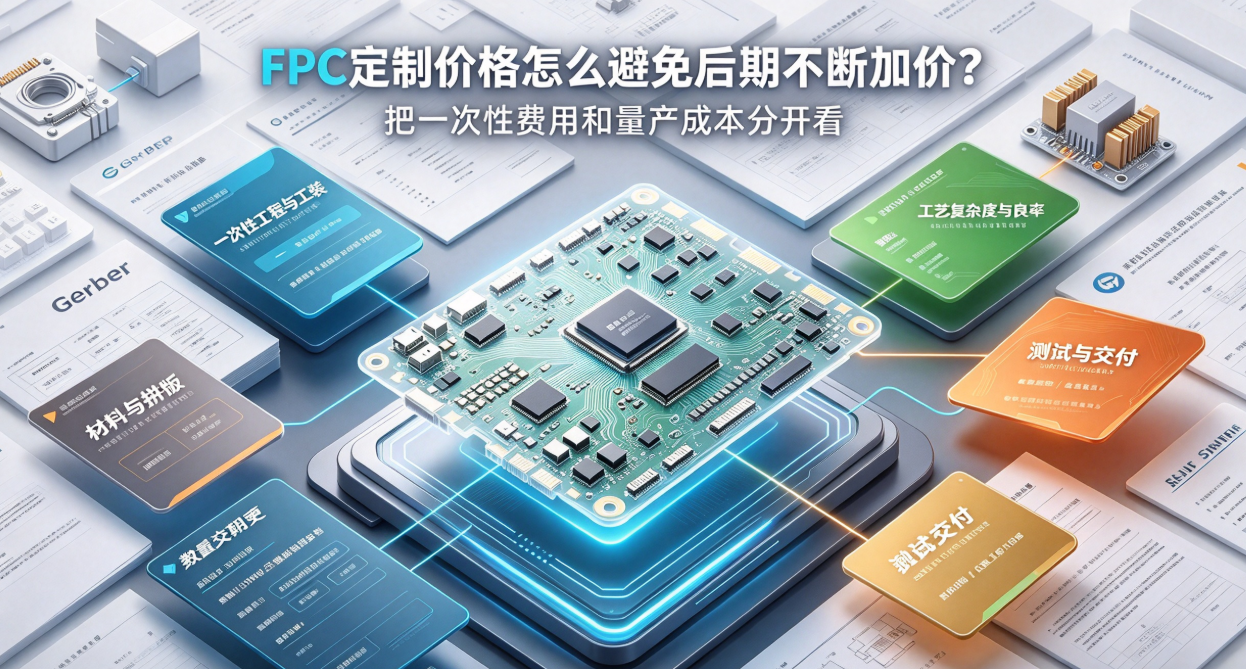 FPC定制价格怎么避免后期不断加价?把一次性费用和量产成本分开看