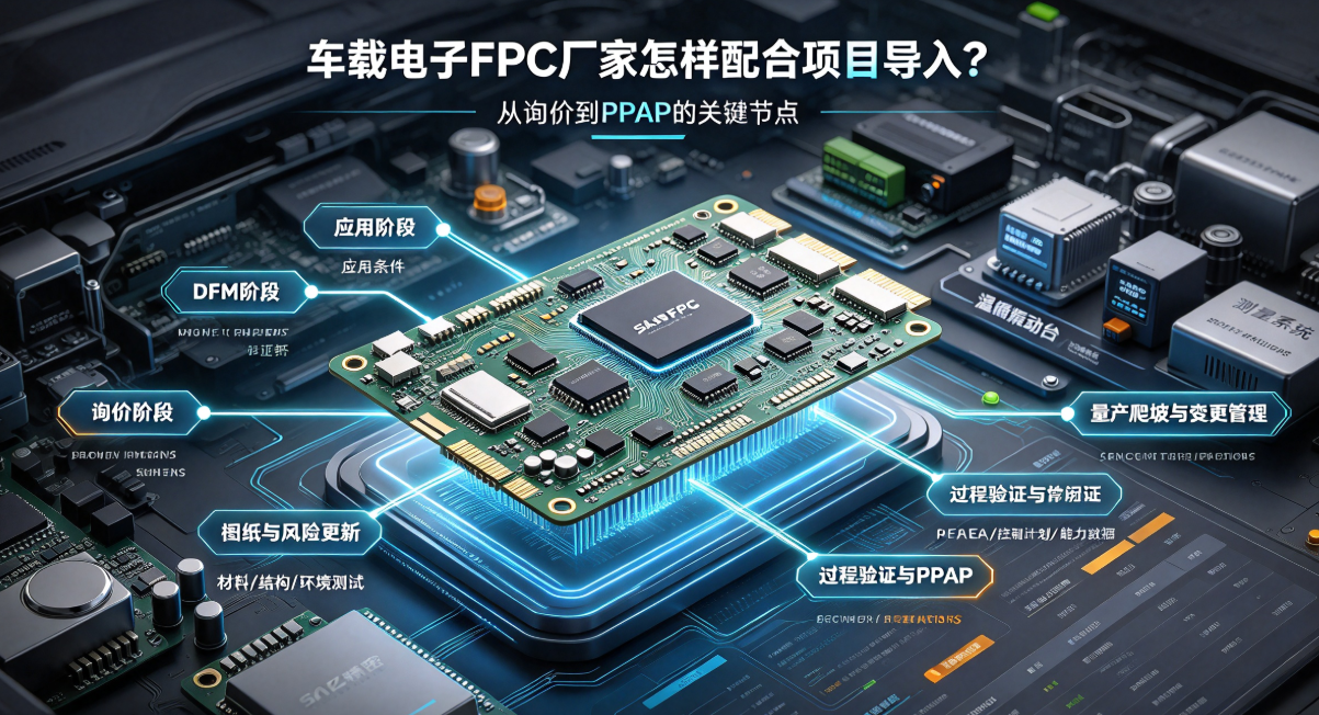 車載電子機器向けFPCメーカーがプロジェクト導入をどのように支援するか? お見積りからPPAPまでのキーノード