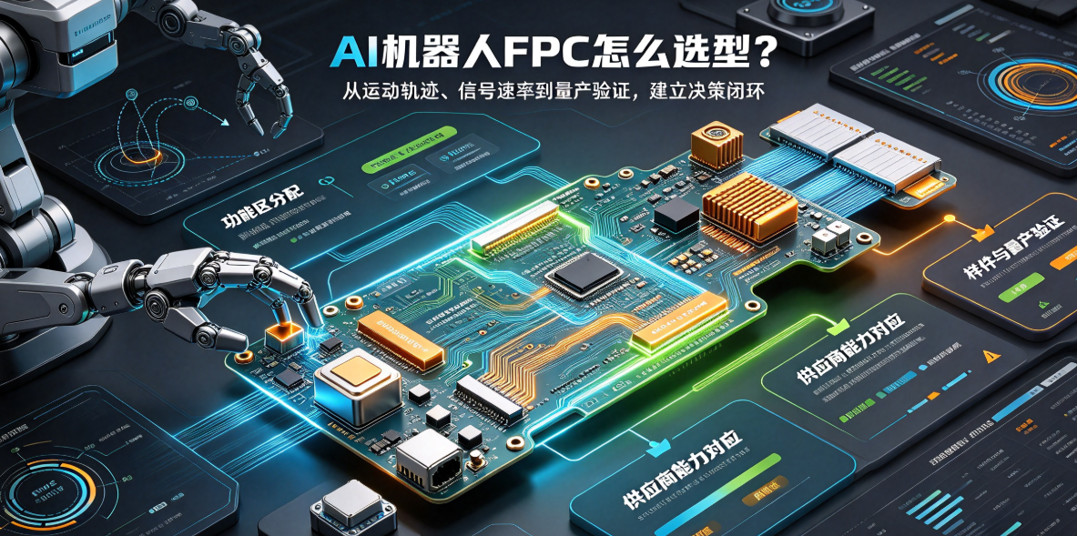 AI 로봇용 FPC 선택 방법: 운동 궤적, 신호 속도부터 양산 검증까지의 의사결정 프로세스