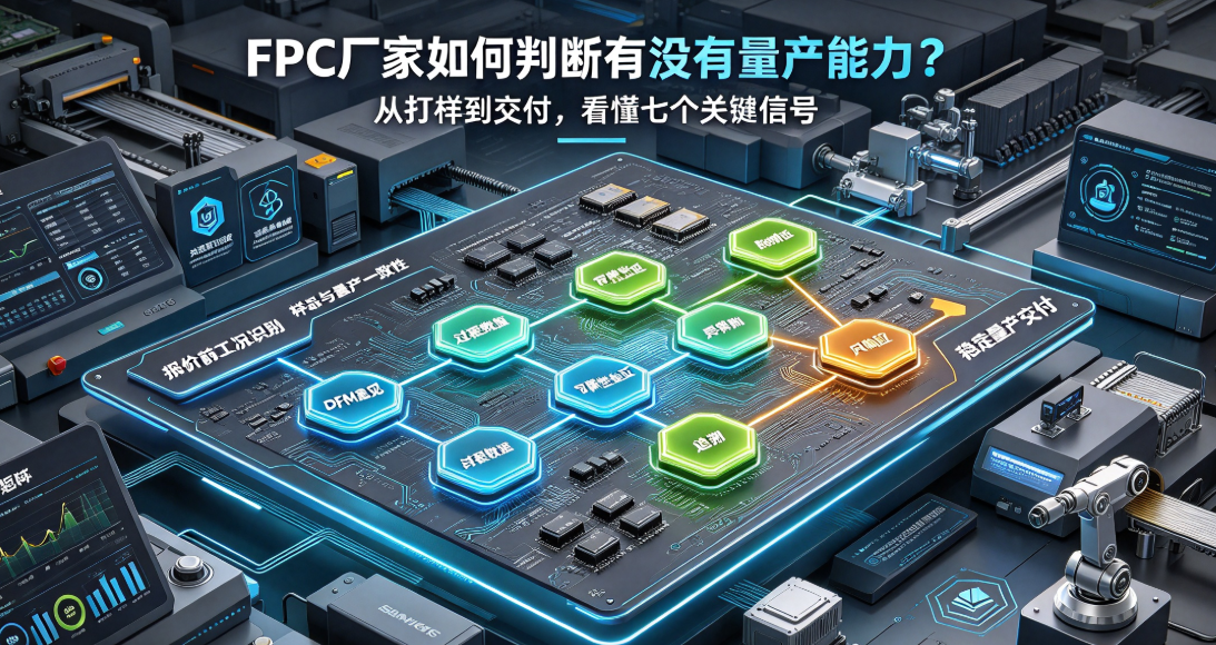 FPC廠家如何判斷有沒有量產能力?看懂從打樣到交付的七個訊號
