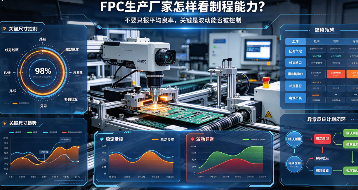 FPC 제조업체의 공정 능력을 어떻게 평가할 것인가? 평균 양품률만 제시해서는 안 되며, 핵심은 변동성을 얼마나 통제할 수 있는가에 있다