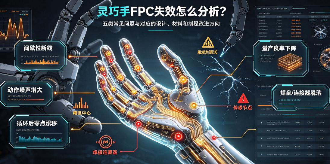 How to Analyze Dexterous-Hand FPC Failures: Five Common Problems and Improvements